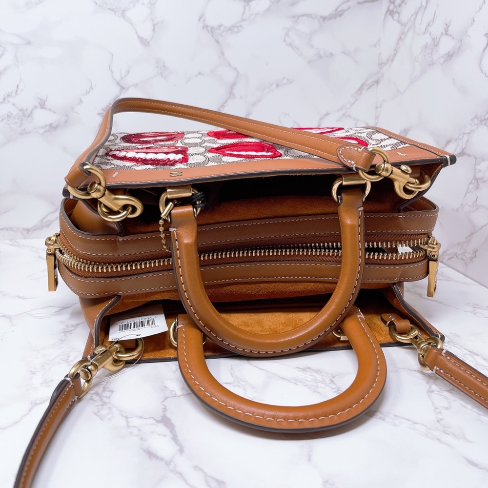 Coach x Tom Wesselmann Rogue 25 in signature textile Jacquard - Picture 7 of 11